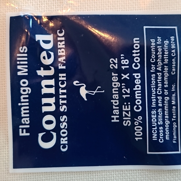 Bundle of cross stitch fabrics, 4 count, 12 x 18" - Picture 10 of 11